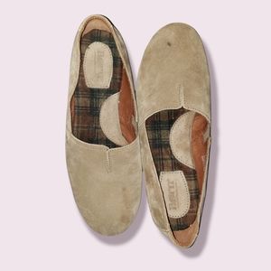 Tan Born slip on shoes